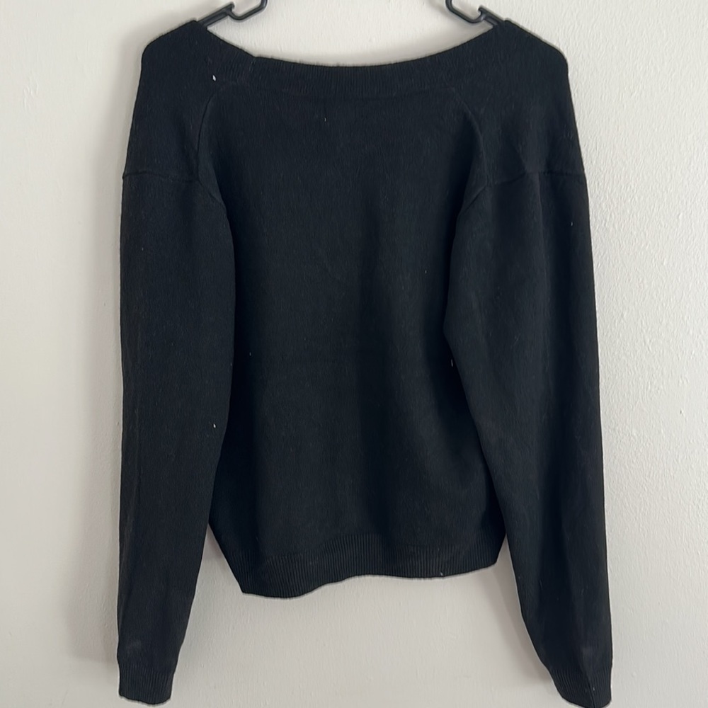 Women's Size S Button Up jacket A New Day Black CLOSE OUT DISCOUNTED Luxary - Picture 2 of 4